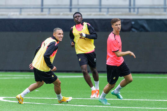 Häckens Ali Youssef och Samuel Leach Holm