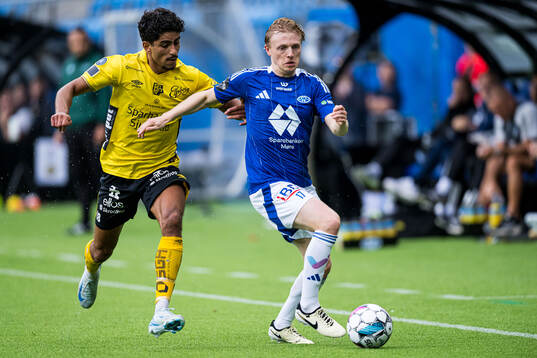 Ahmed Qasem of Elfsborg and Mats Møller Dæhli of Molde