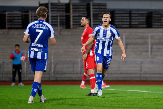 IFK Göteborgs Lucas Kåhed jublar