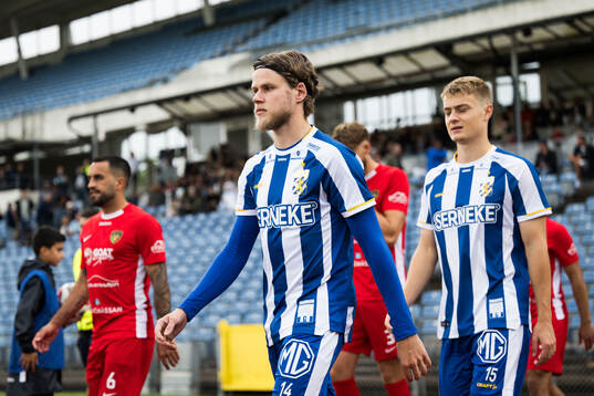 IFK Göteborgs Gustaf Norlin och David Kjær Kruse