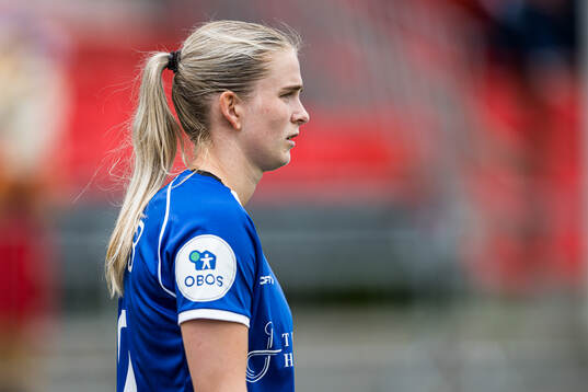 Ida Skaar Kroken of Åsane ahead of the Toppserien football match between Røa and Åsane on August 24, 2024 in Oslo.
