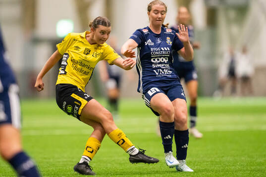 Elfsborgs Ida Backlund och P18s Julia Farinder