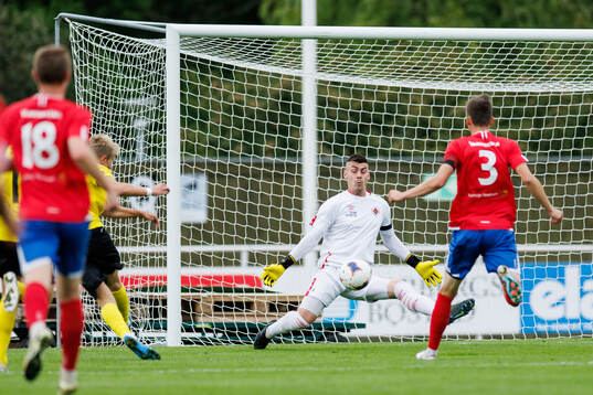 Varbergs målvakt Sebastian Ekholm