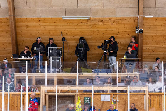 Expressens Harald Lückner och Adam Johansson