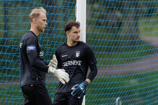 Göteborgs målvakt Pontus Dahlberg och målvakt Elis