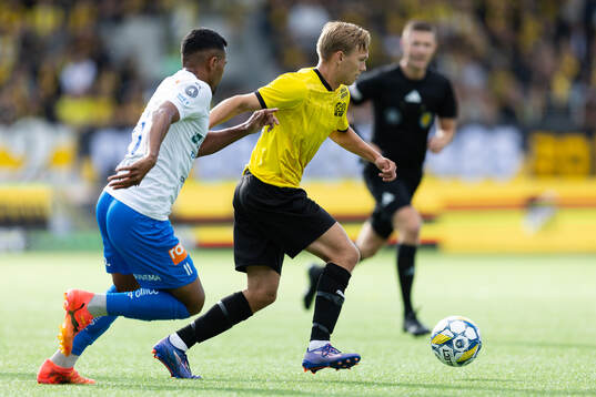 Värnamos Wenderson Oliveira do Nascimento och Häckens Pontus Dahbo