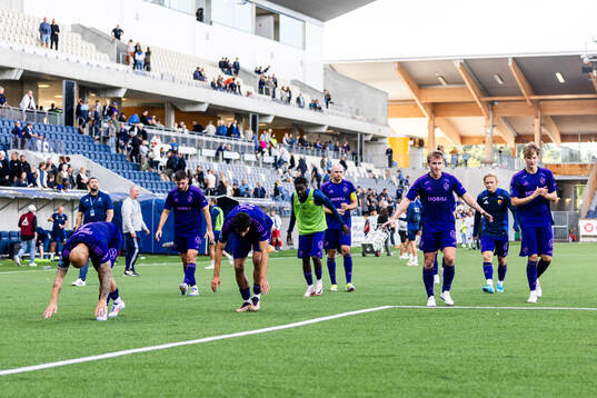 Djurgårdens spelare jublar