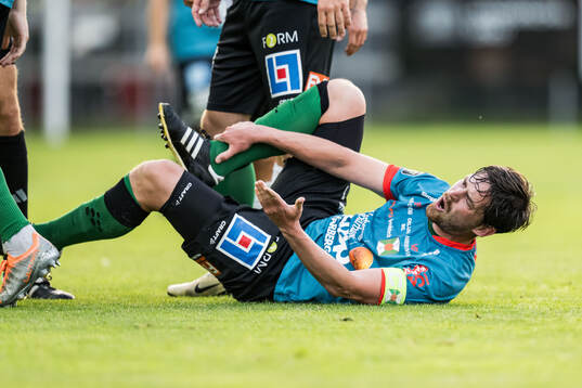 Varbergs Robin Tranberg har ont
