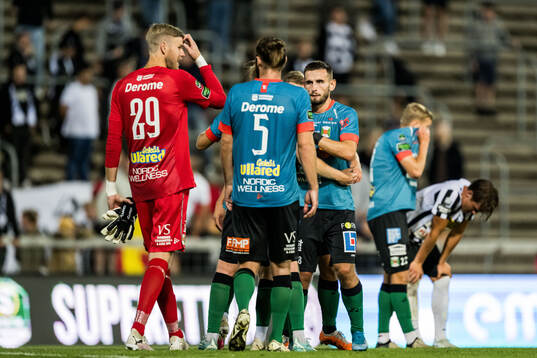 Varbergs Erion Sadiku jublar