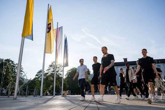 Jacob Barret Laursen, Mikkel Rygaard Jensen and Julius