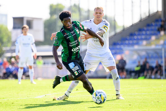 Varbergs Kevin Appiah Nyarko och Utsiktens Jesper Brandt