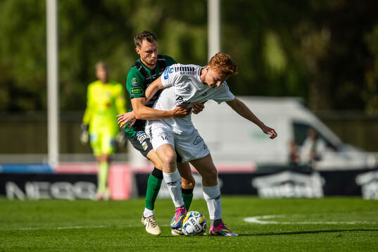 Varbergs Niklas Dahlström och Utsiktens Wiggo Hjort