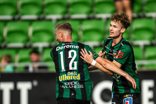 Varbergs Alexander Johansson jublar