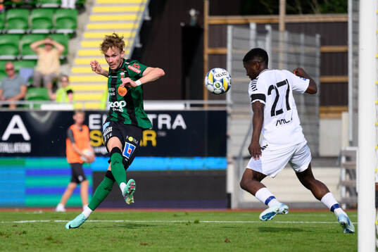 Varbergs Alexander Johansson gör 1-1
