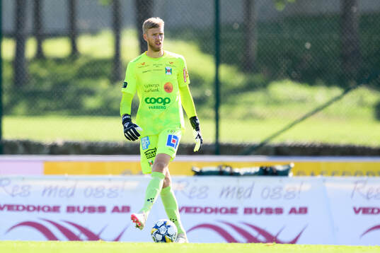 Varbergs målvakt Fredrik Andersson