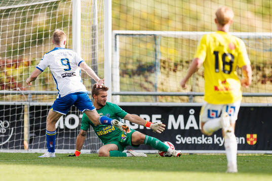 Falkenbergs målvakt Anton Andersson