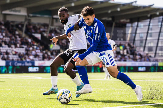 Örebros Mohammed Saeid och GIF Sundsvalls Marcelo Palomino