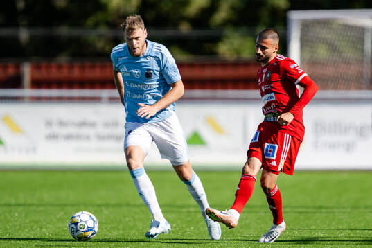 Gefles Leo Englund och Skövde AIKs Elmar Abraham