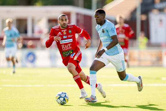 Skövde AIKs Sargon Abraham och Gefles Samouil Izountouemoi