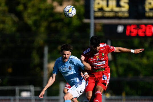 Gefles Samuel Adrian och Skövde AIKs Shergo Shhab