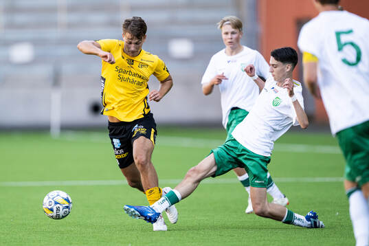 Elfsborgs Adam Wetterlov och Hammarbys Andrej Arsenovic