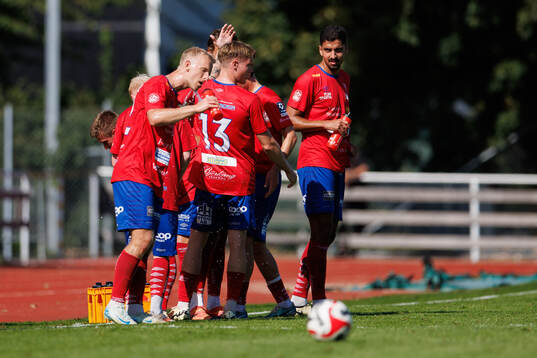 Tvååkers spelare vid ett spelavbrott