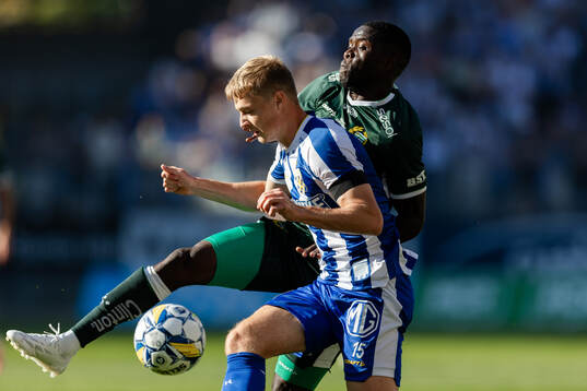 IFK Göteborgs David Kjær Kruse och Hammarbys Ibrahima