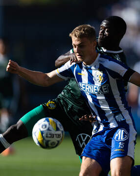 Hammarbys Ibrahima Breze Fofana och IFK Göteborgs David