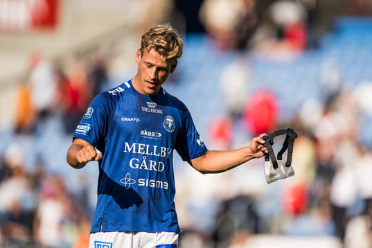 Trelleborgs Tobias Karlsson jublar