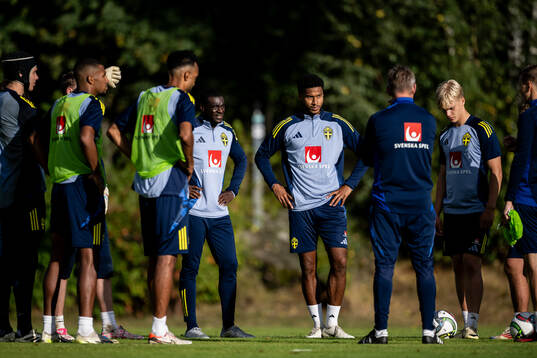 Ken Sema, Jens-Lys Michel Cajuste and Lucas Bergvall of the