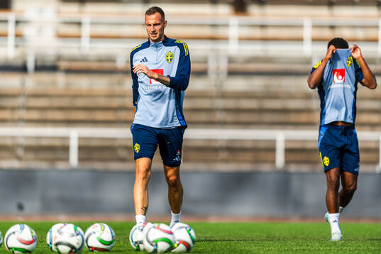 Gustaf Nilsson of the Swedish men's football national team