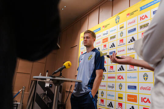 Mattias Svanberg of the Swedish men's football national team