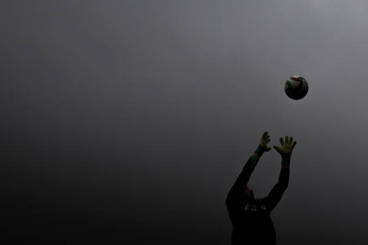 Goalkeeper Egil Selvik of the Norwegian national football team