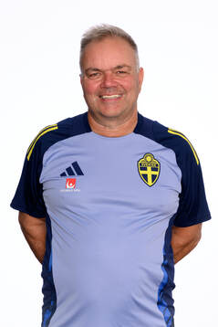 Team coordinator Mika Sankala poses for at portrait