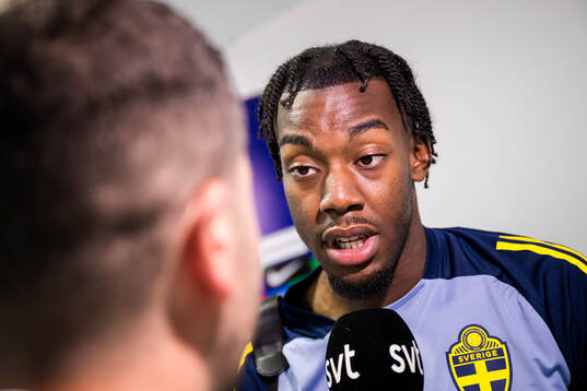 Anthony Elanga of Sweden