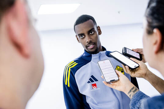 Alexander Isak of Sweden