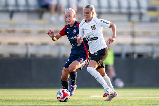FC Rosengårds Caroline Seger och Brommapojkarnas Johanna