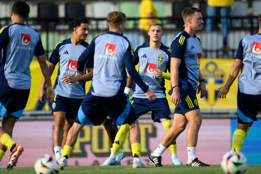 Jusef Erabi and Jacob Ondrejka of Sweden