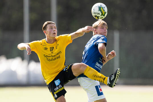 Elfsborgs Malte Wester och Åtvidabergs Carl Wärdig