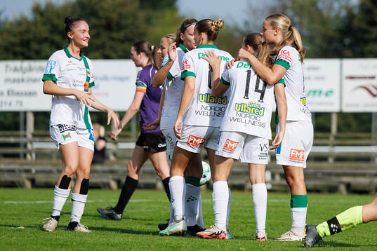 Varbergs spelare jublar efter 1-3
