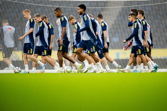 Jens-Lys Michel Cajuste of the Swedish men's football