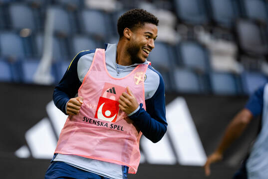 Jens-Lys Michel Cajuste of the Swedish men's football