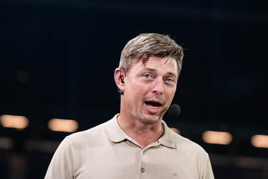 Head coach Jon Dahl Tomasson of Sweden in the studio of