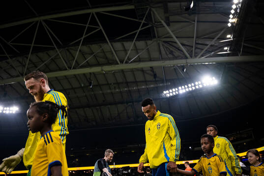 goalkeeper Viktor Johansson, Alex Douglas and Niclas