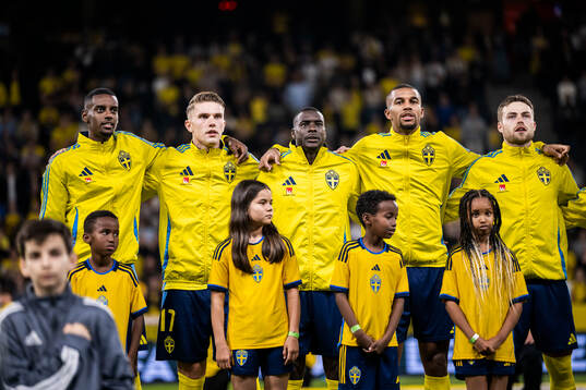 Alexander Isak, Viktor Gyökeres, Ken Sema, Isak Hien and