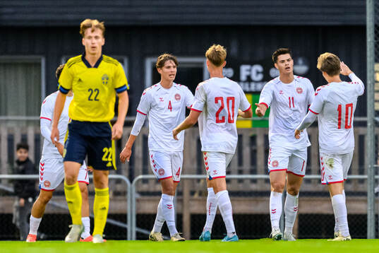 Luca Kjerrumgaard of Denmark celebrates