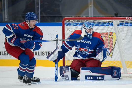 Oskarshamns målvakt Emil Kruse