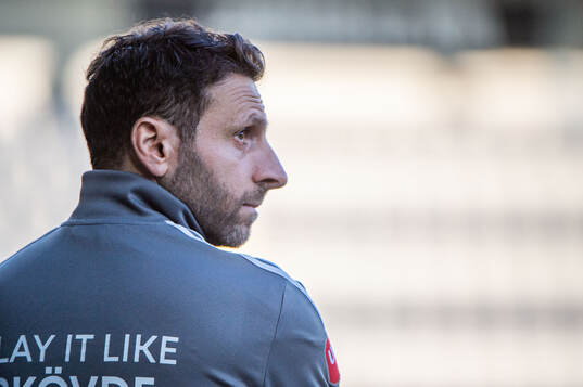 Skövde AIKs tränare Charbel Abraham