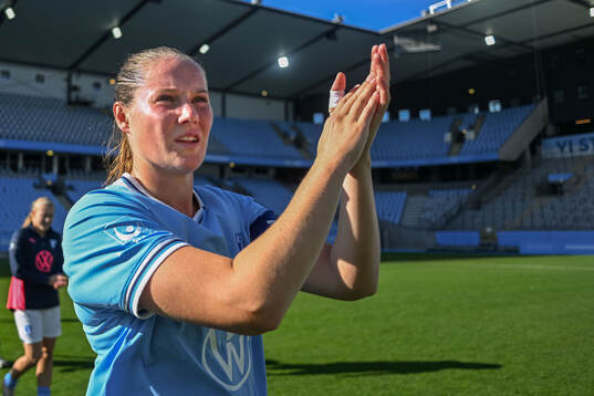 Malmö FFs Linnea Svensson jublar