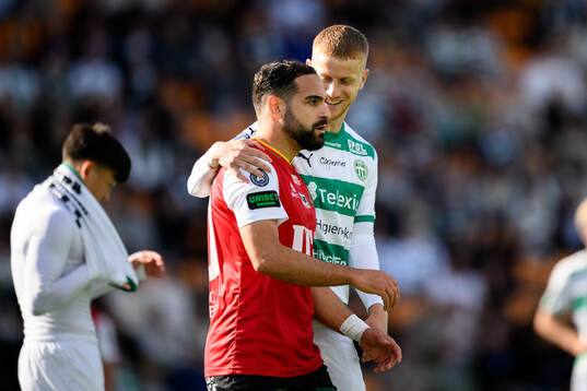 GAISs Mervan Celik och Västerås Daniel Ask